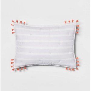 Standard Lavender Dotted Stripe Pillow Sham - Opalhouse
